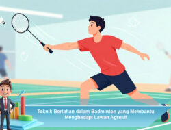 judul Teknik Bertahan dalam Badminton yang Membantu Menghadapi Lawan Agresif