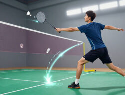 Cara Melakukan Servis Backhand yang Tipis dan Jatuh di Garis Depan