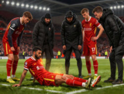Berita Terkini Cedera Serius Pemain Kunci Liverpool FC Menjelang Laga Penting Pekan Depan
