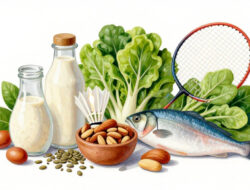 Daftar Nutrisi Alami Untuk Membantu Memperkuat Sendi dan Tulang Atlet Badminton