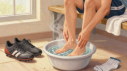 Pentingnya Membasuh Kaki Dengan Air Hangat Setelah Selesai Bermain Sepak Bola